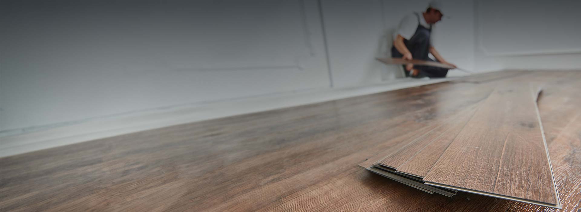 Luxury Vinyl Plank flooring being installed by All American Flooring expert.